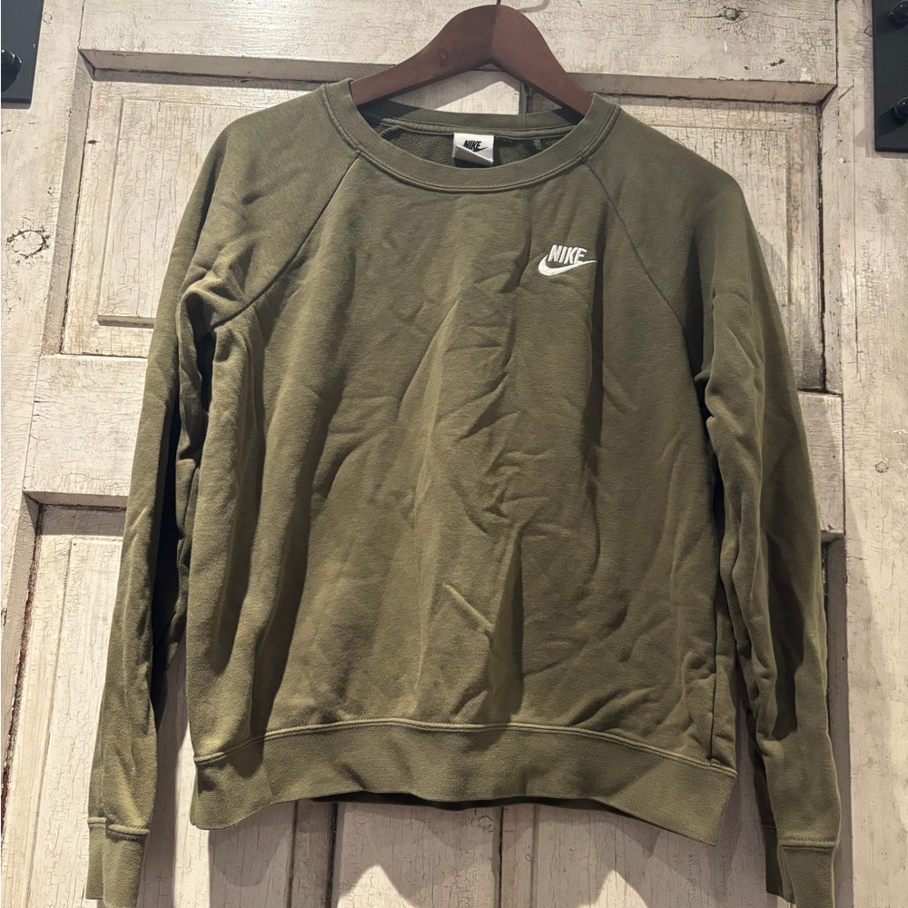 Nike Khaki Crewneck Sweater
